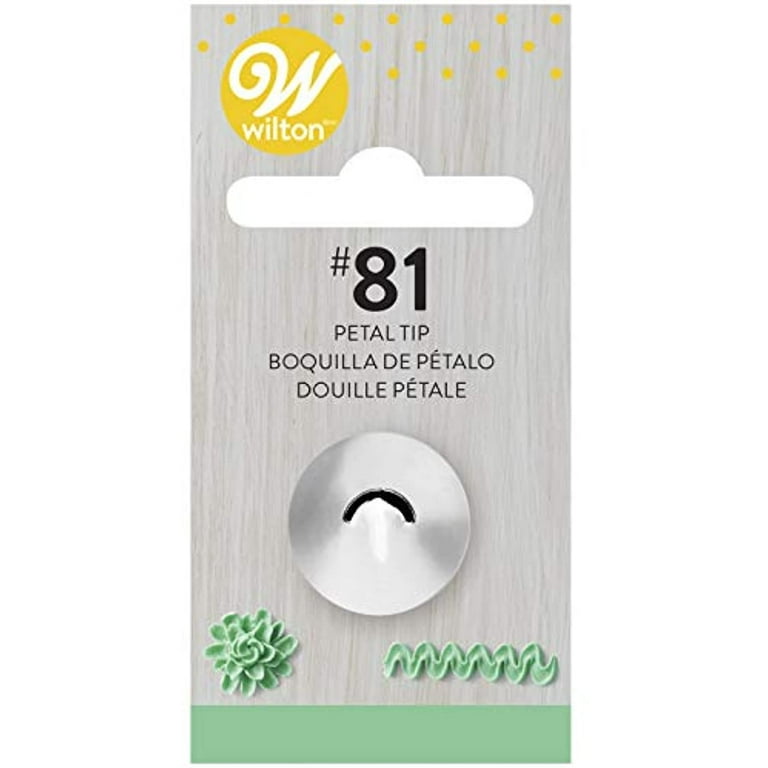 Wilton Decorating Tip-#81 Curved Ribbon