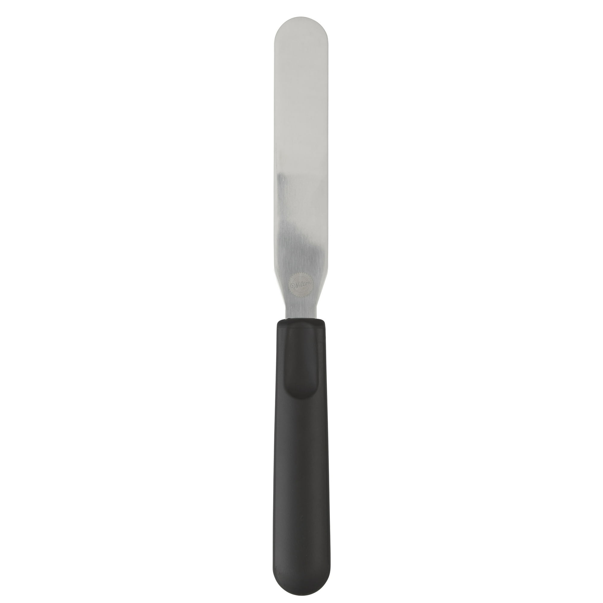 Wilton 11-Inch Straight Spatula with Stainless Steel Blade and Plastic Handle