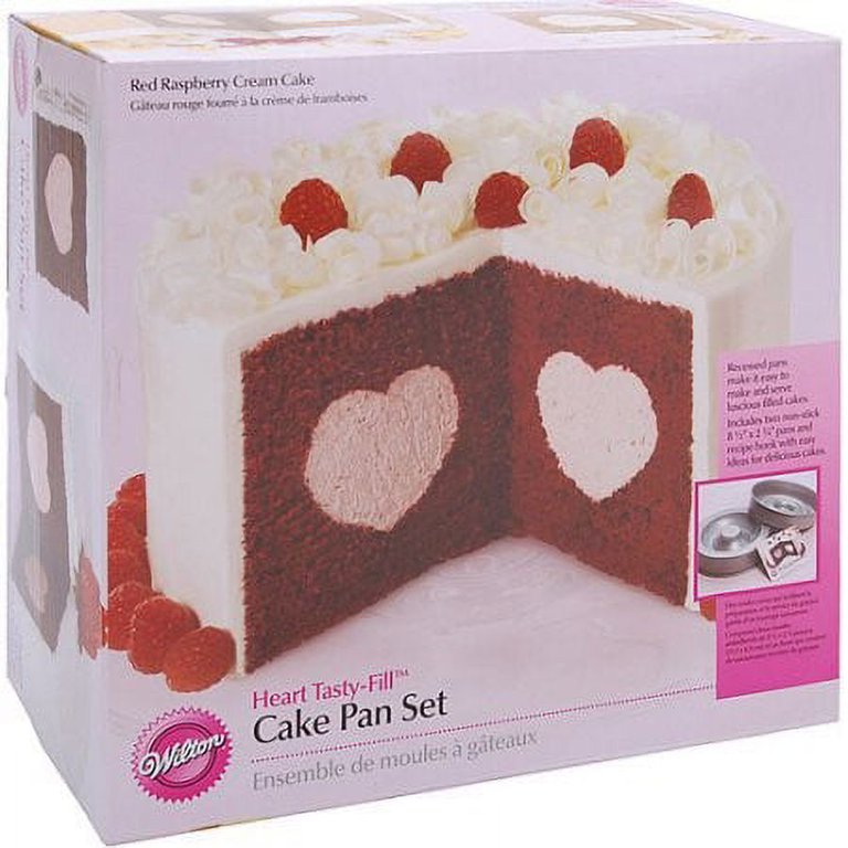 Wilton Heart Tasty Fill Cake Set - Baking Bites