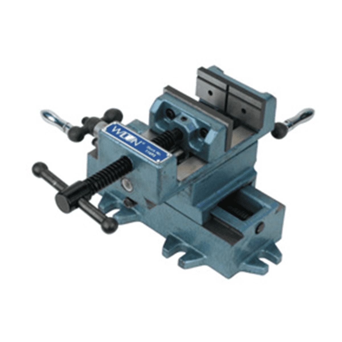 Wilton Tools 8 Inch Cross Slide Table Drill Press Vice with Cast Side Knobs