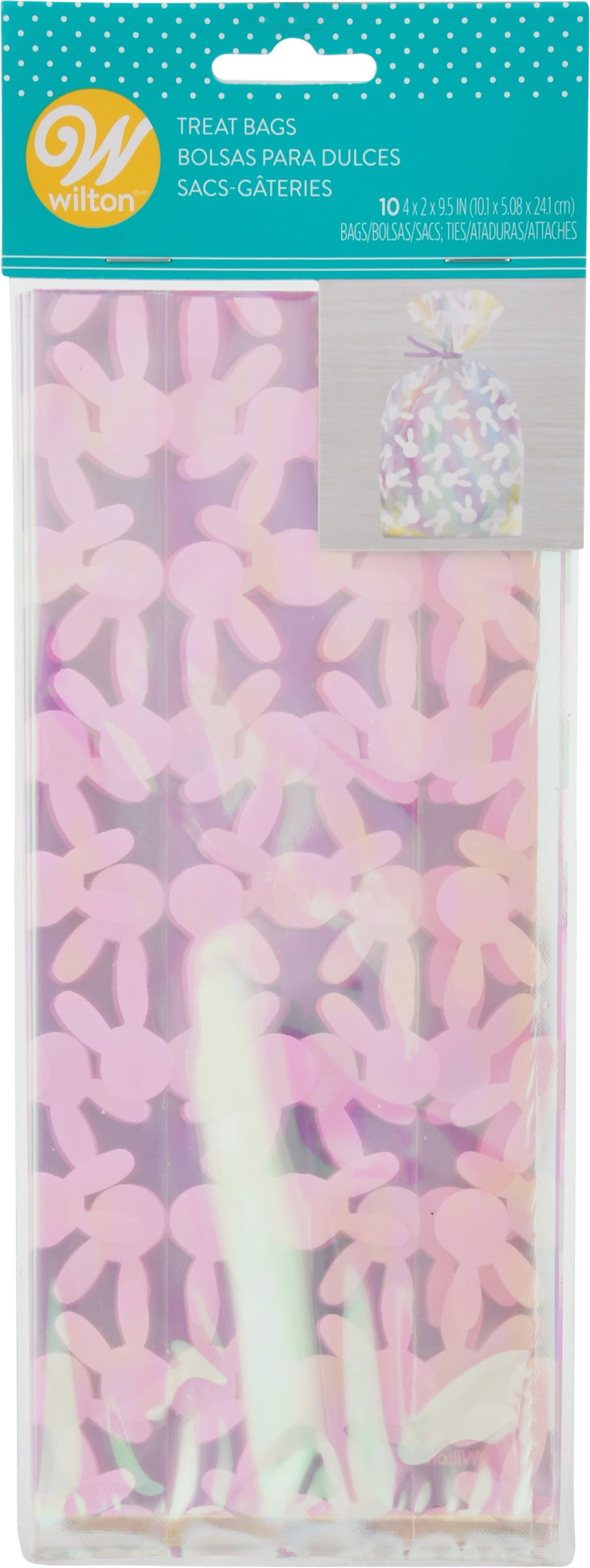 Bustine Regalo Wilton Per Dolcetti – 3x4 Pollici – Colori Assortiti