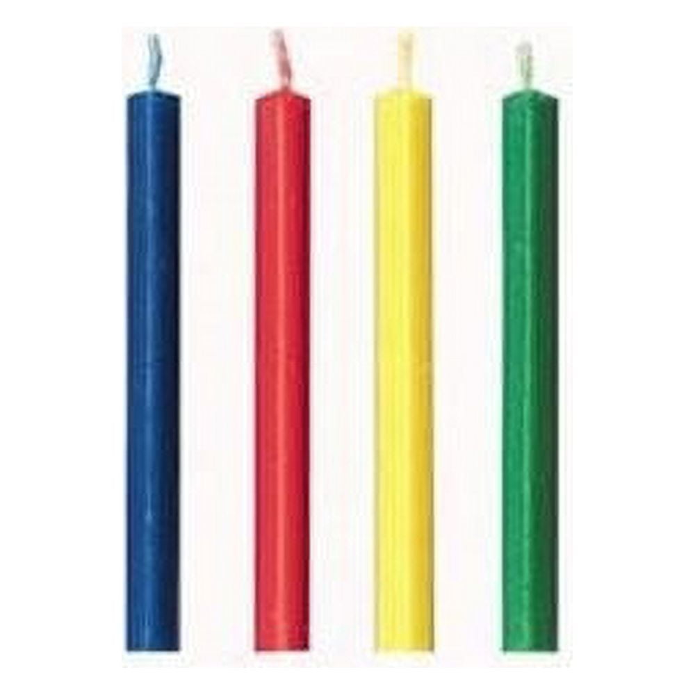 Wilton Triangle "Trick" Sparkler Candles, Rainbow, 9 Ct