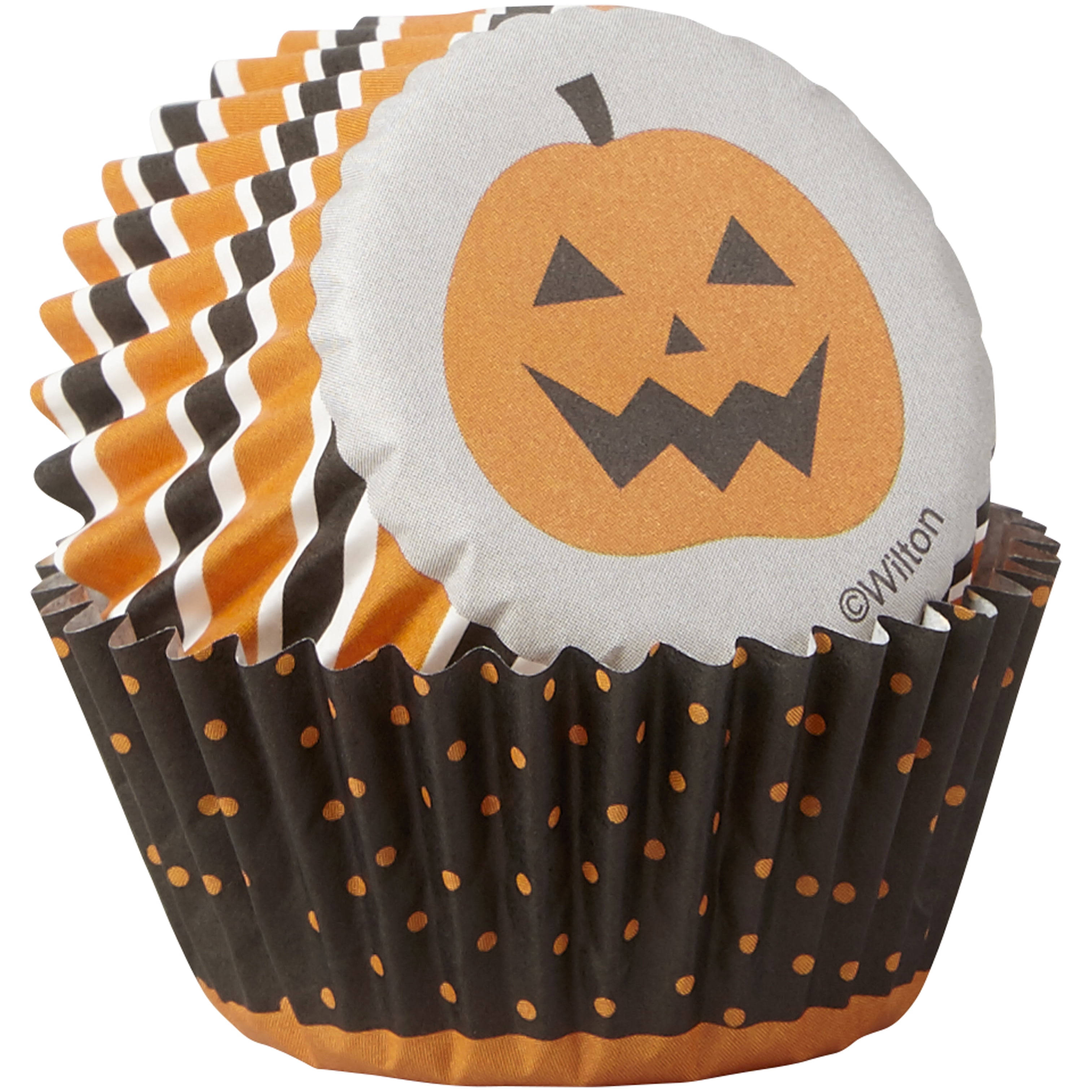 Juvale 300 Pack Pumpkin, Ghost & Spider, Witch Muffin Cupcake Liners  Wrappers Baking Cups for Halloween Party Favors
