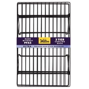 Wilton Ultra Non-Stick 15" x 9" 3-Tier Steel Cooling Rack Foldable Stackable Cooling Grid