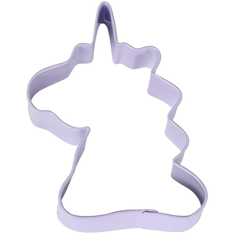 NUMBER ONE 1 WITH UNICORN HORN OUTLINE FIRST 1ST COOKIE CUTTER USA