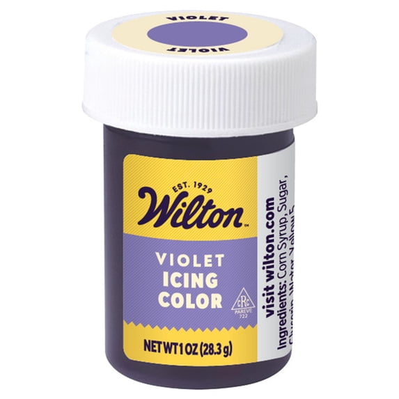 Wilton Violet Food Coloring Edible Gel for Baking & Cake Decorating No Taste 1 oz.