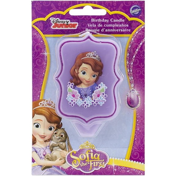 Wilton W8112106 Candle 3.5 in. Sofia The First