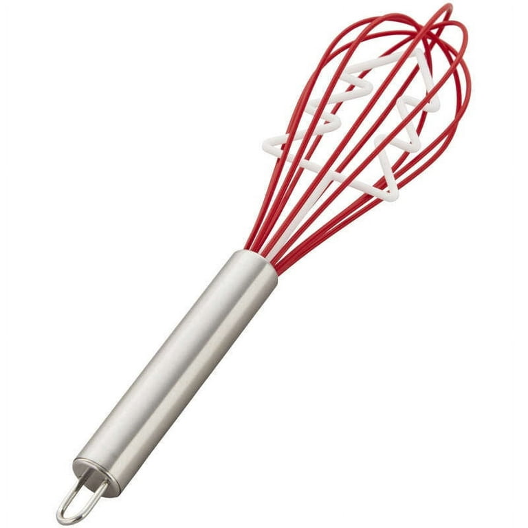Mini Red Silicone Whisk — The Grateful Gourmet