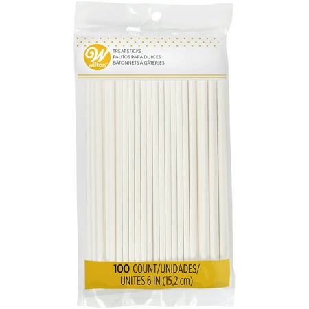 Wilton White 6-Inch Cake Pop Sticks, 100-Count