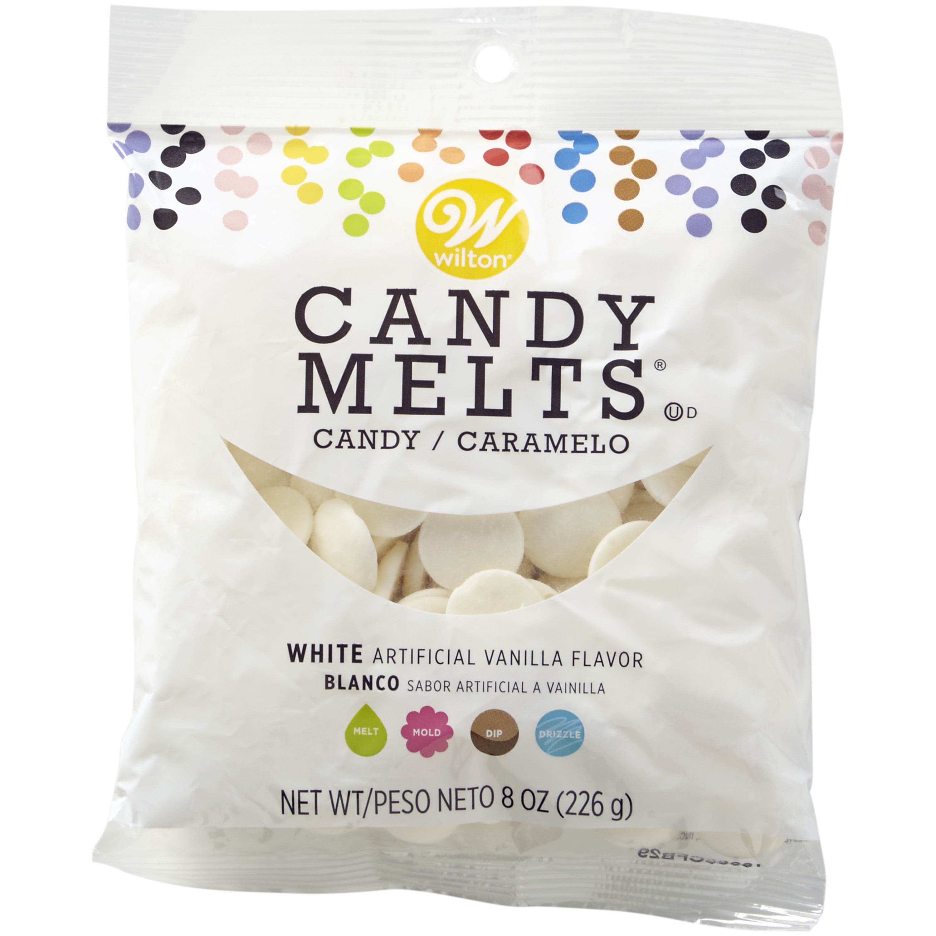 Wilton Bright White Candy Melts® Candy, Vanilla Flavored, Bulk, 36