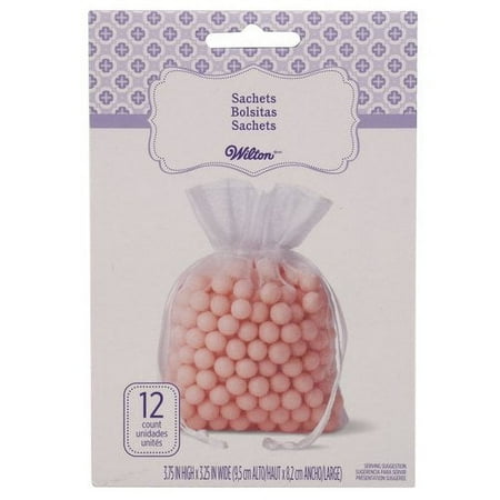 Wilton White Sachets, 12 Count