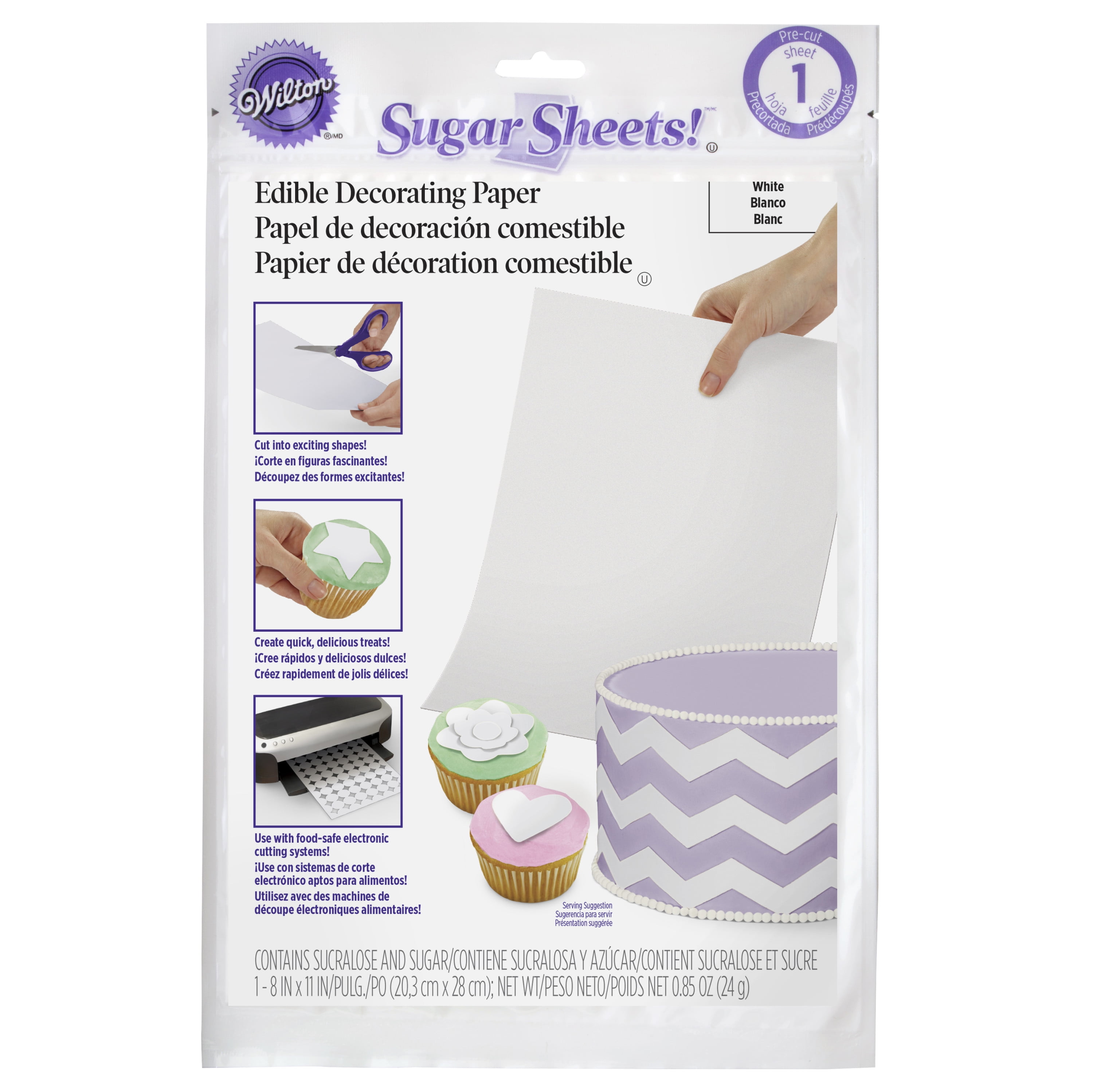 BUY BAKING AND CAKE DECORATIONS ONLINE. SUGARFLAIR EDIBLE WHITE