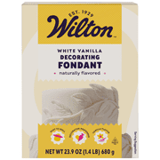 Wilton White Vanilla Fondant for Cake Decorating 23.9 oz. Packaging May Vary