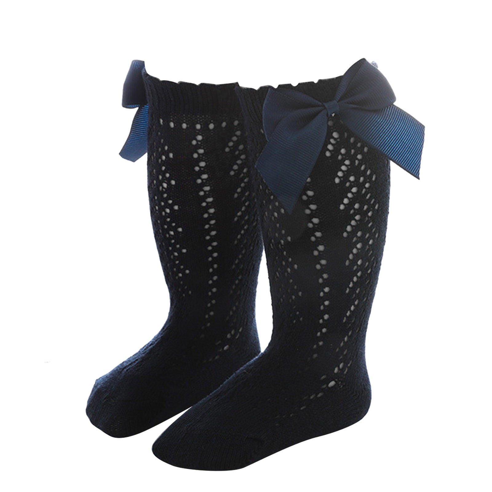 Wilucolt Kids Sock Baby Toddlers Girls Knee High Socks 1 Pack Bow Long ...