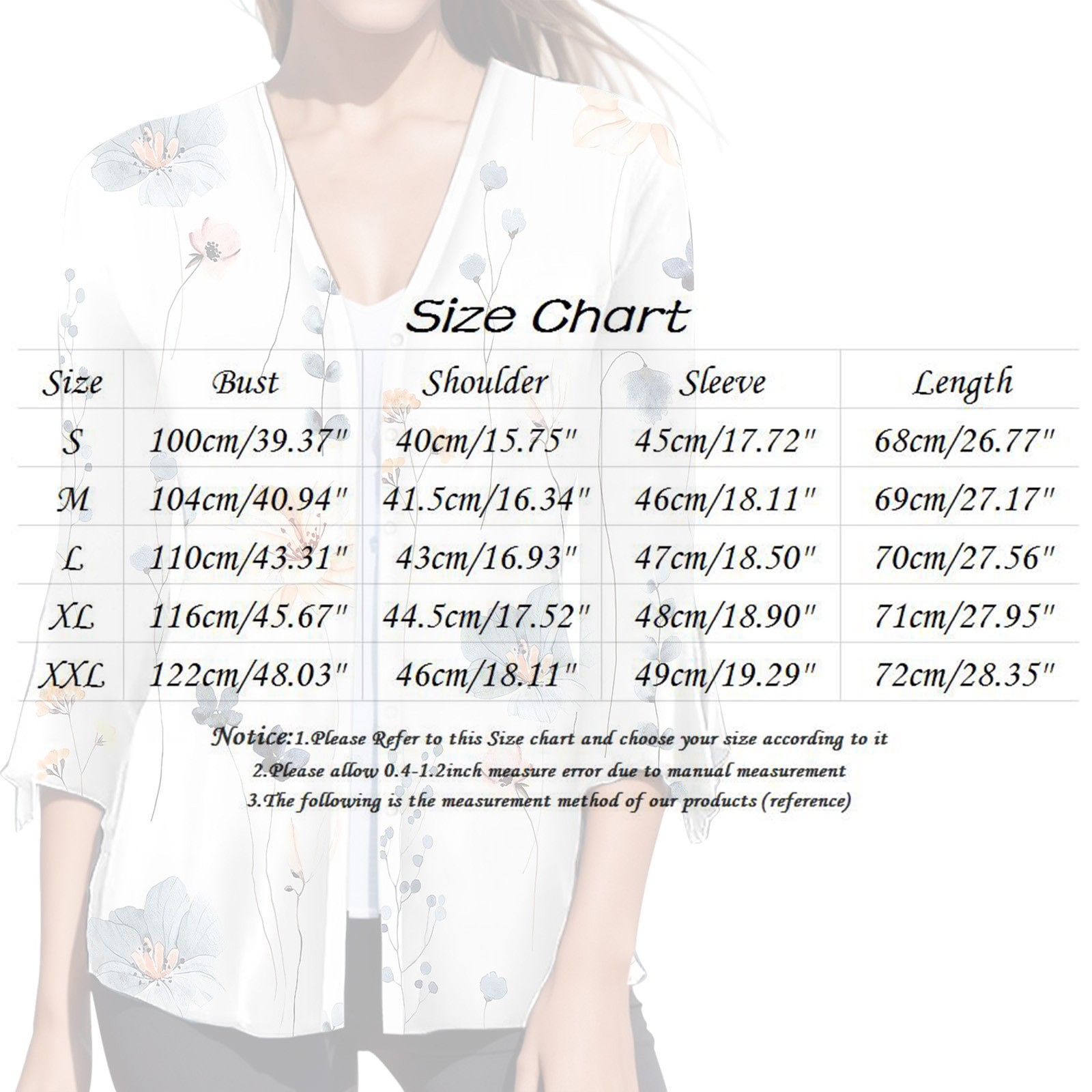 Wilucolt Women's Cardigan Floral Print Puff Sleeve Buttons Cover Up Casual Blouse Tops