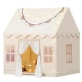 thumbnail image 1 of Wilwolfer Kids Play Tent for Toddlers with Padded Mat & Star Light Golden Indoor Playhouse, 1 of 8