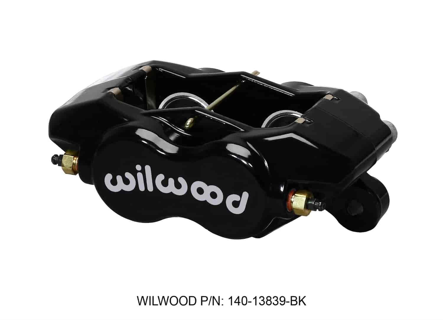 Wilwood 120-13839-BK Forged Dynalite Internal 4 Piston Caliper Lug Mount 1.38 /