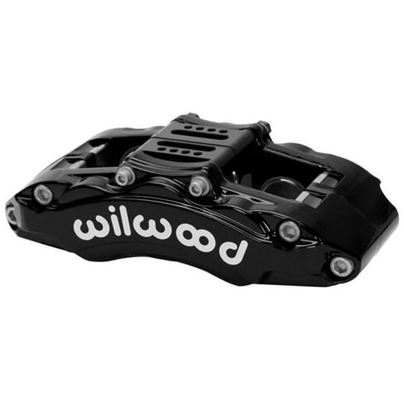 Wilwood 120-14850-BK AT6 Lug Mount Caliper - Black - 1.75 in. - Right Side