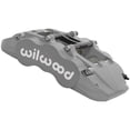 thumbnail image 1 of Wilwood 120-17180 Brake Caliper, AV6R-Left Hand, Gray Ano, 1.62/1.38/1.38" Pistons, 1.30" Disc, 1 of 2