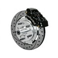 thumbnail image 1 of Wilwood 140-11021-D Forged Dynalite Pro Series 11" Front Hub Big Brake Kit With Drilled Rotors and Black Calipers, Compatible with 1970-1972 Chrysler & Plymouth B & E Body Vehicles, 1 of 3