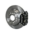 thumbnail image 1 of Wilwood 140-11396 Dynapro 11" Low-Profile Rear Big Brake Kit Black Calipers 1-Piece Rotors, Compatible with 2.50" Offset, Compatible with Ford and Mercury With Ford 8.8 Axle Flange, 1 of 3