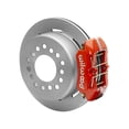 thumbnail image 1 of Wilwood 140-11398-R Forged Dynapro Low-Profile Rear 11" Big Brake Kit With Red Calipers, Compatible with GM 10 & 12 Bolt Rear Axle With OE C-Clip and 2.75-2.81 Offset, 1 of 2