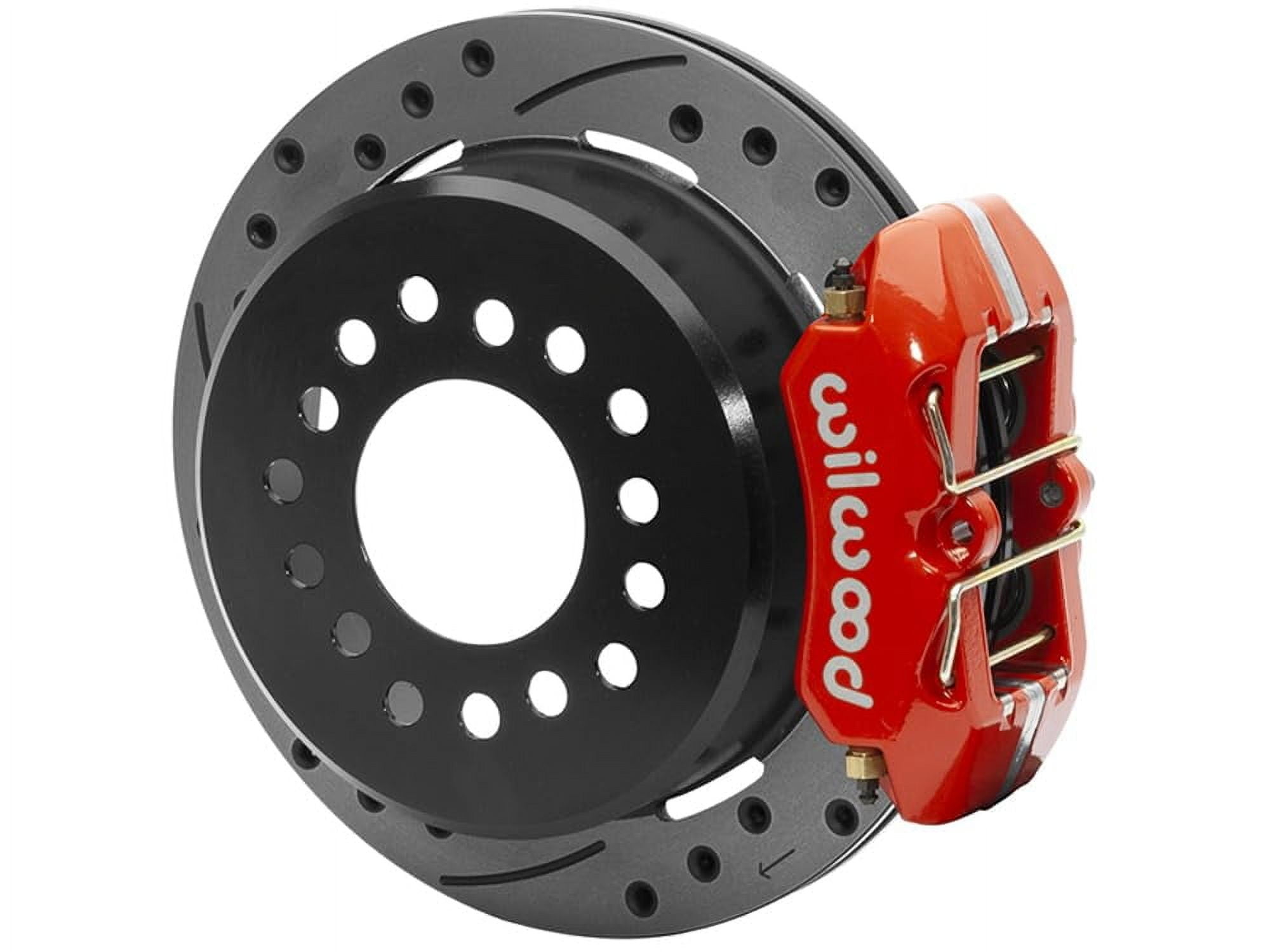 Wilwood Dynapro Low-Profile 11.00in P-Brake Kit Drilled Chevy 12 Bolt Spcl 2.81in Off Stag Mount main image 0