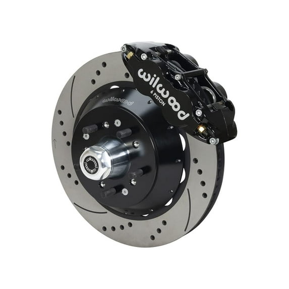 Wilwood 140-11548-D FNSL6R Front Hub Big Brake Kit,12.88", Drilled Magnum Force Drop Spindle