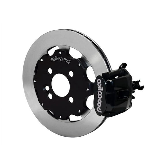 Wilwood 140-11900 Combination Parking Brake Rear 11.75" Big Brake Kit With Black Calipers, Compatible with 2011-2014 Ford Fiesta