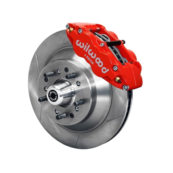 Wilwood 140-12278-R Superlite 6R Front 12.88" Big Brake Kit With Hubs, Red Calipers & Slotted 1-Piece Rotors, Compatible with 1970-1978 F-Body & 1973-1978 Buick, Chevrolet, Oldsmobile, Pontiac & GMC