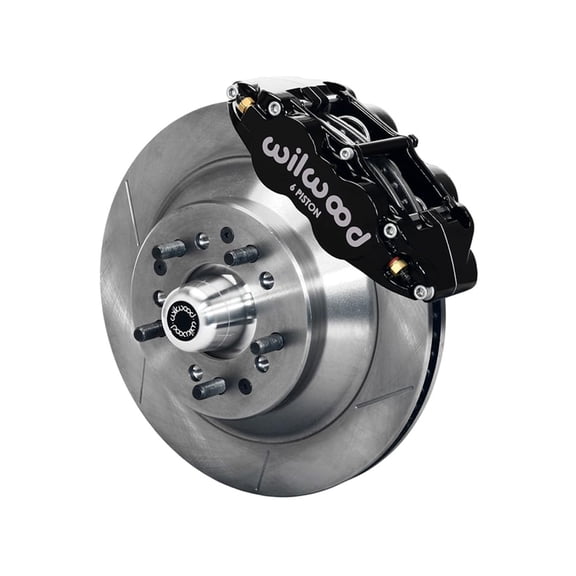 Wilwood 140-12280 Superlite 6R Front 12.88" Big Brake Kit, Black Calipers, Slotted 1-Pc, Compatible with 1979-1981 F-Body & 1978-1985 Buick, Chevrolet, Oldsmobile, Pontiac & GMC With OEM 11" Rotor