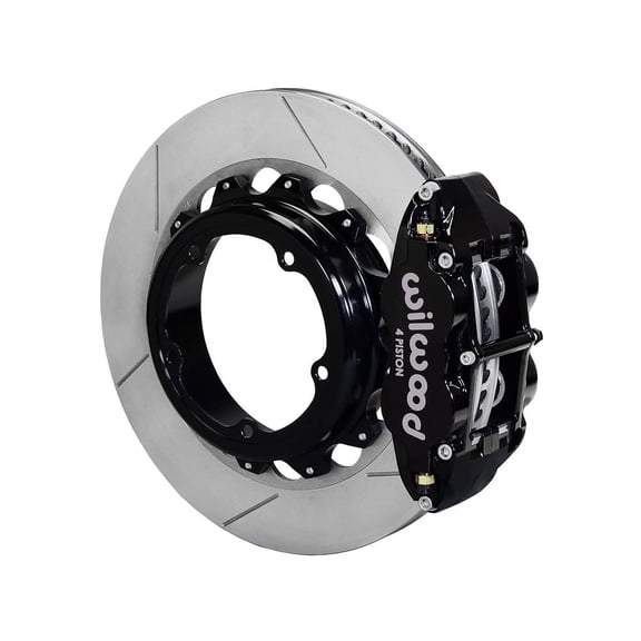 Wilwood 140-12436 FNSL4R Rear P-Brake Big Brake Kit, 14" Strange Eng Floater 3.49" Offset