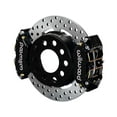 thumbnail image 1 of Wilwood 140-12557-D Dynapro Dual-Caliper SA Lug Drive Rear 11.44" Dynamic Brake Kit, Drilled M-W/Lamb Ends, 690" Studs, 1 of 4