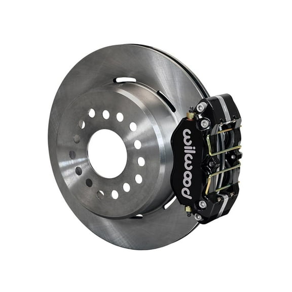 Wilwood 140-13181 Dynapro Rear 12.19" Lug Mount Big Brake Kit With Black Calipers, Compatible with Ford Big New Axle Flange With 2.50 Offset