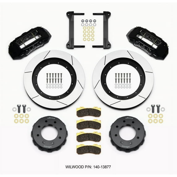 Wilwood 140-13877 16.00 in. Black TX6R Front Big Brake Kit for 1999-2010 GM H2 Truck-SUV 2500