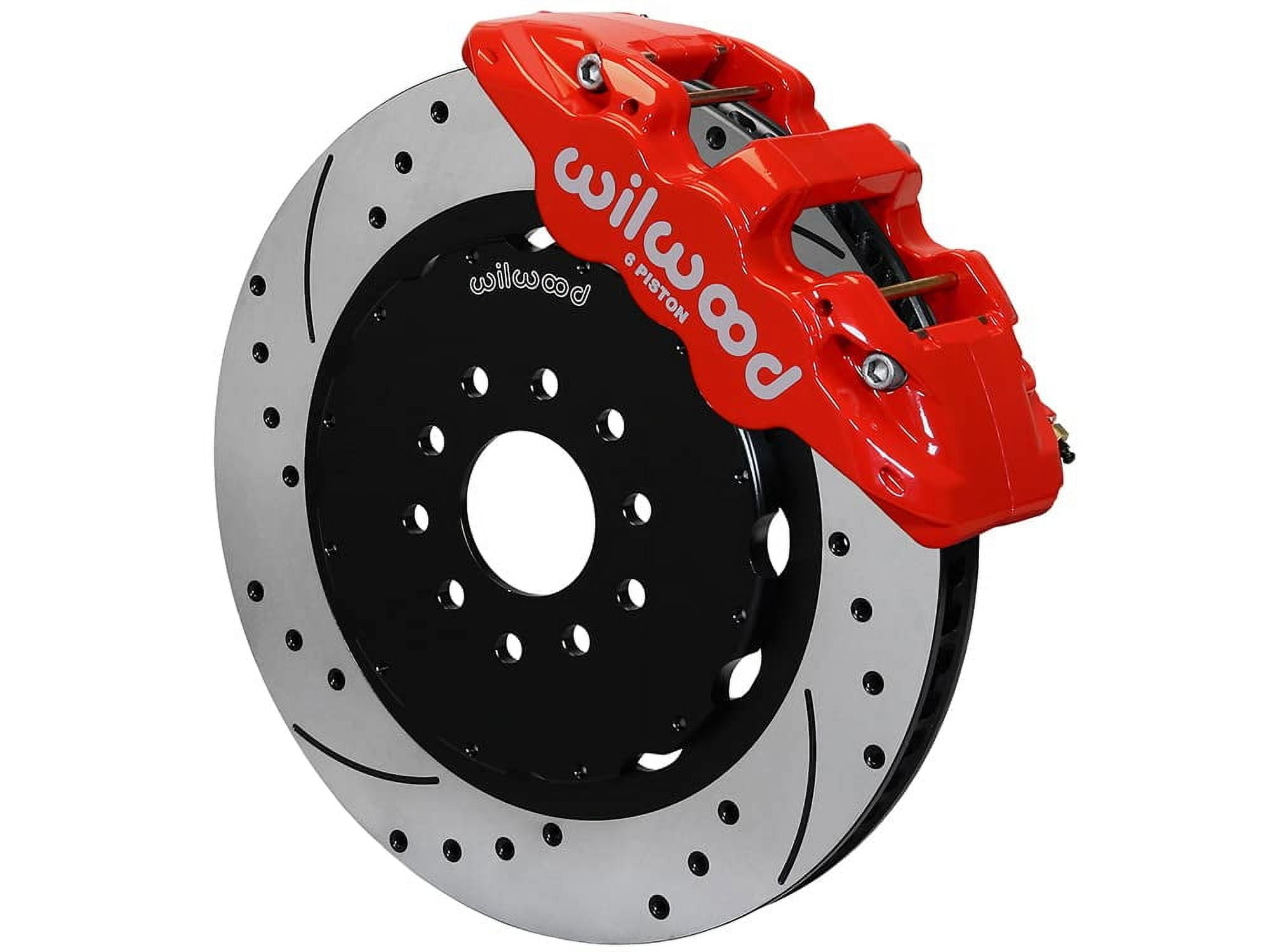 Wilwood 1997-2013 Chevrolet C5-C6 Corvette AERO6 Front Big Brake Race Kit 14.00 Black Z06 w/o Lines main image 0