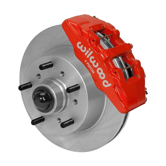 Wilwood 140-14614-R Classic Series Dynalite Disc Brake Kit, Red