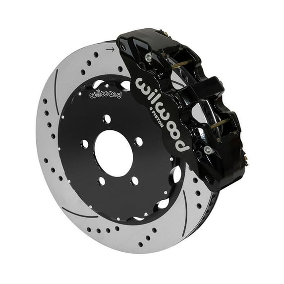 Wilwood 140-14682-D AERO6 Big Brake Front Brake Kit, Radial,Black