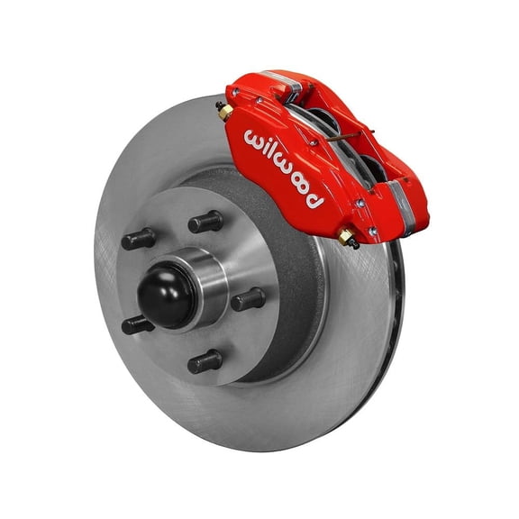 Wilwood 140-14808-R Dynalite Classic Front Big Brake Kit, 11.5" 1-Pc Rotor With Hub, Red, Compatible with 1965-1968 Impala