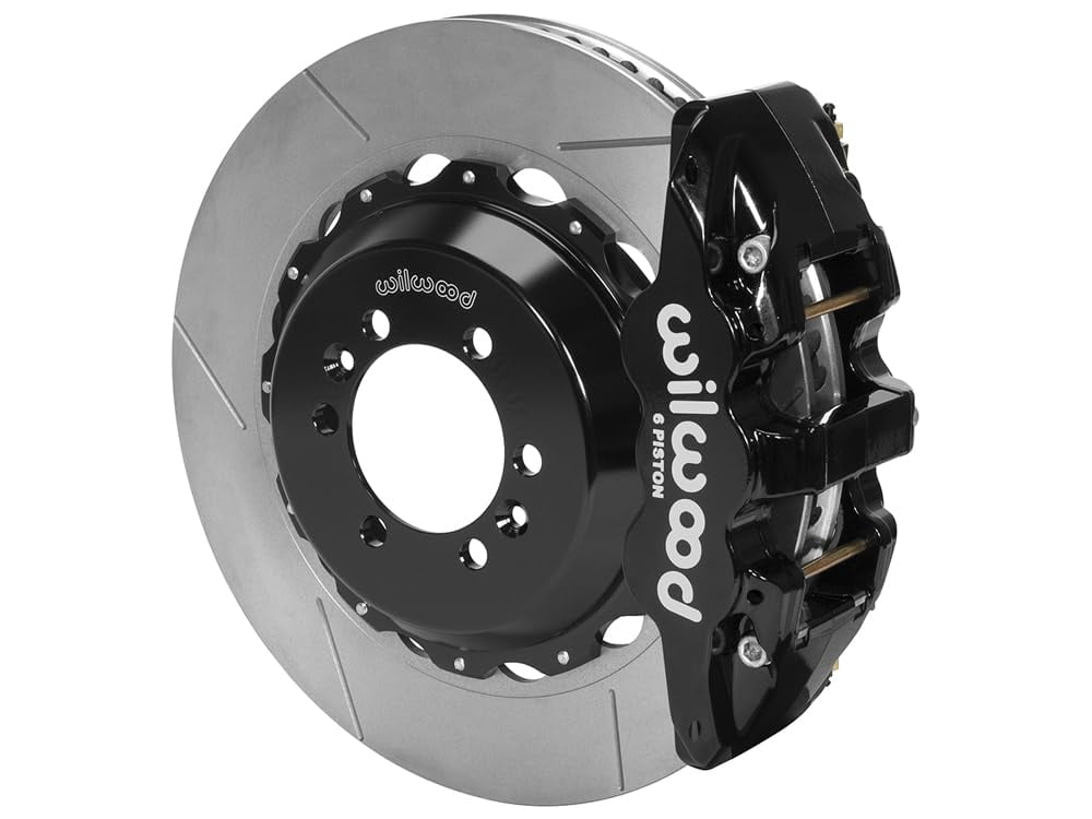 Wilwood AERO4 Rear P-Brake Kit 14.00in 58-64 Olds/Pontiac Ends 2.81in Offset main image 1