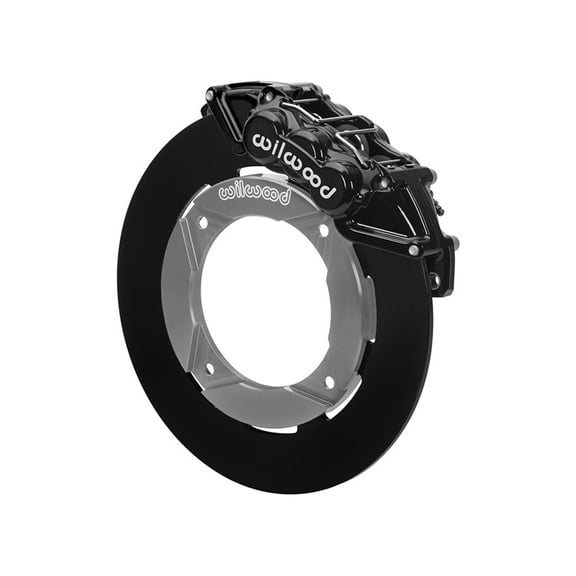 Wilwood 140-16632 Front UTV6 Big Brake Kit with Black Calipers and Plain Rotors for Polaris 2014-up RZR XP 1000 & 2020-up RZR RS1 & S 1000