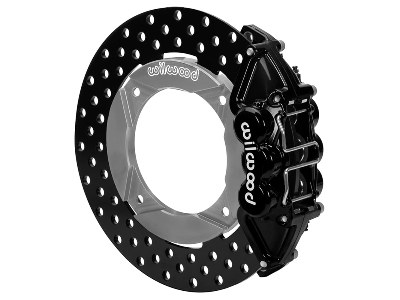 Caltric Rear Brake Disc Rotor & Pad Set Compatible With Polaris RZR 570 800 2008-2019