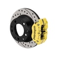 thumbnail image 1 of Wilwood 140-16682-DY NDPR 11.42" Rear Big Brake Kit With Lines, Drilled, Yellow, For 1984-1989 Porsche 911, 1 of 3