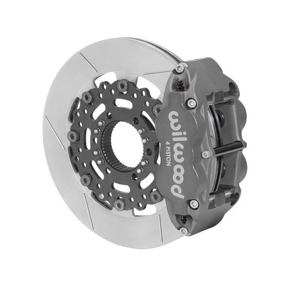 Wilwood 140-17141 Rear Forged Superlite 4 Radial 12.19" Slotted Sprint Car Inboard Brake Kit