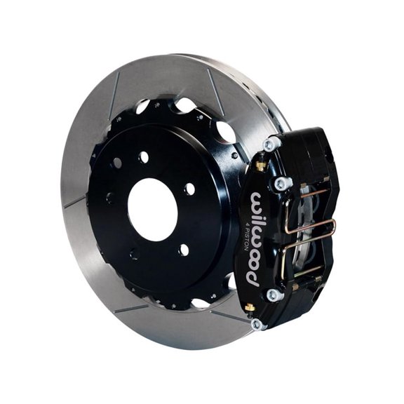 Wilwood 140-7006 Dynapro 4 Rear 12.19" Big Brake Kit With Black Calipers & Slotted Rotors, Compatible with 1999 2000 2001 2002 2003 2004 2005 2006 2007 Impreza/WRX