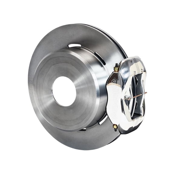 Wilwood 140-7150-P Dynalite Pro Rear 12.19" P-Brake Big Brake Kit, Polished, Compatible with Big Ford New 2.50" Offset, Currie, Blank