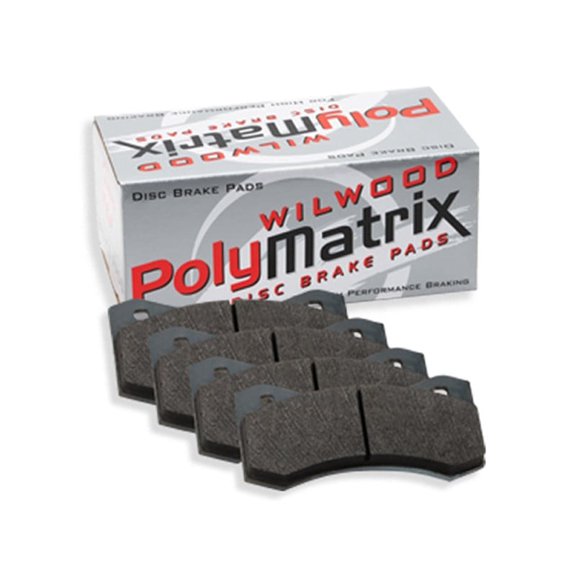 Wilwood 150-15193K Poly-Carbon Matrix Brake Pad Set, Pad #6617 W6A /W4A, AERO 4/6 (.670")