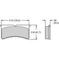 thumbnail image 1 of Wilwood 150-20-7420K BP-20 Brake SmartPads, Superlite 4/6, Wide, 1 of 4