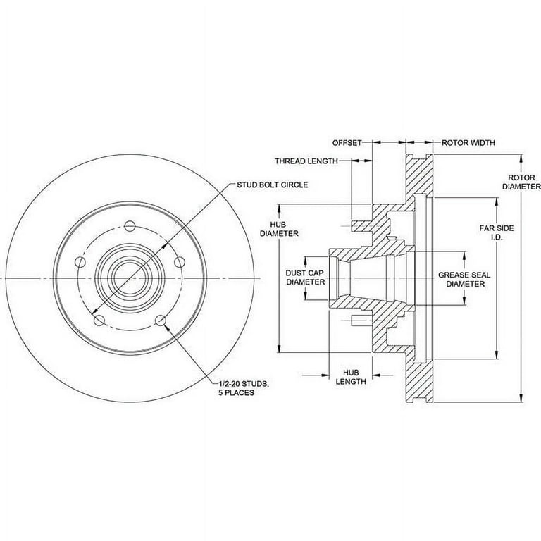 Wilwood Replacement Dust Cap for OE Style HP Hub/Rotors Wilwood Replacement Dust Cap for OE Style HP Hub/Rotors