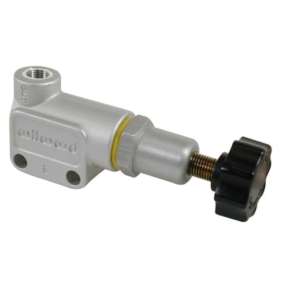 Wilwood 260-10627 Proportioning Valve with Compact Knob, M10x1 BBF Inlet & OutleT
